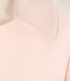 Pink jacquard bolero