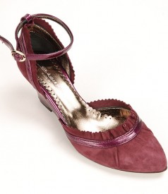 Violet reversed  leather shoes Bugiada 955