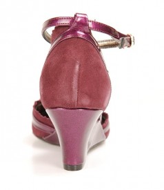 Violet reversed  leather shoes Bugiada 955