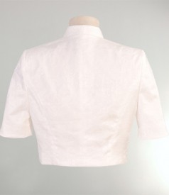 Bolero jaquard crem