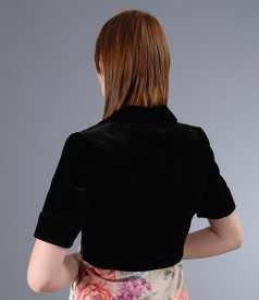 Black Velvet Bolero