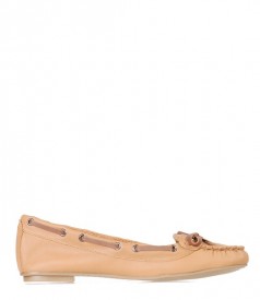 Beige leather shoes Xti 29053