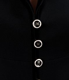 Elegant jacket with velvet lining