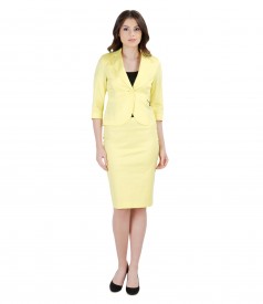 Elastic cotton office outfit