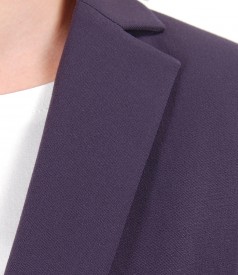 Office jacket with side zippers