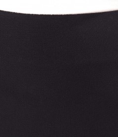 Elastic fabric office skirt