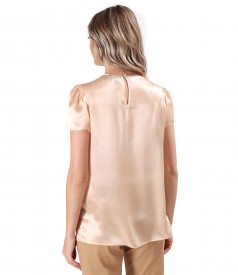 Elegant natural silk blouse