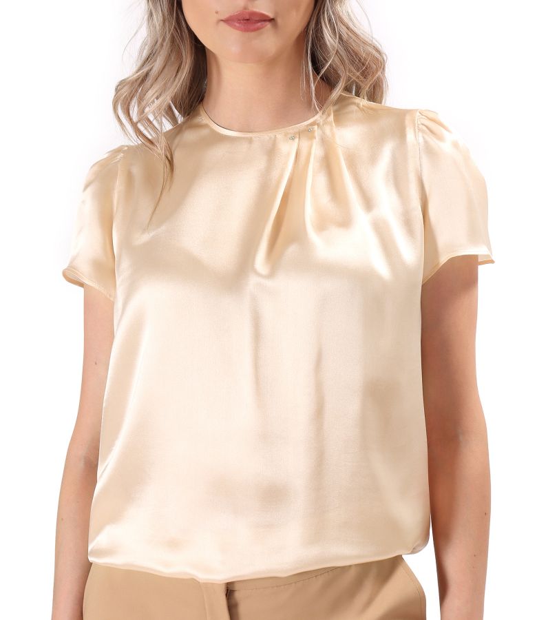 Elegant natural silk blouse
