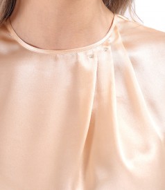 Elegant natural silk blouse