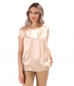 Elegant natural silk blouse