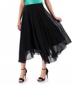 Elegant voile skirt