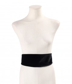 Adjustable girdle made of elastic velvet