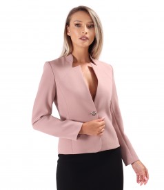 Office jacket made of elastic fabric with viscose