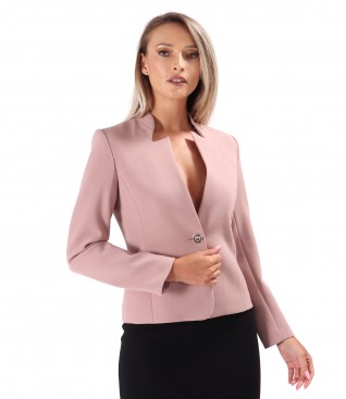 Office jacket made of elastic fabric with viscose