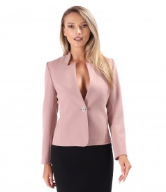 Office jacket made of elastic fabric with viscose