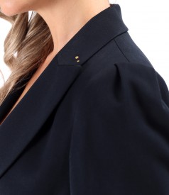 Stretch Viscose Fabric Office Blazer