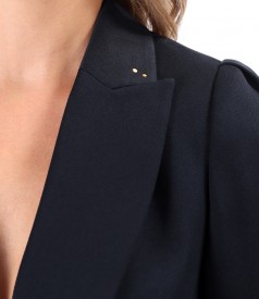 Stretch Viscose Fabric Office Blazer