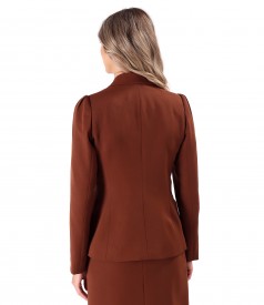 Stretch Viscose Fabric Office Blazer