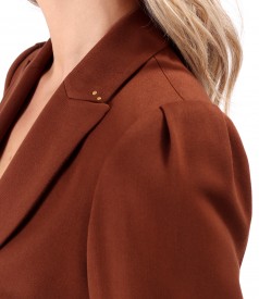 Stretch Viscose Fabric Office Blazer