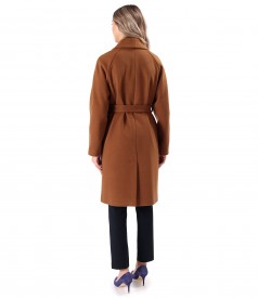 Thick fabric overcoat