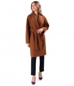 Thick fabric overcoat