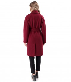 Thick fabric overcoat