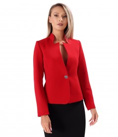 Office jacket made of elastic fabric with viscose