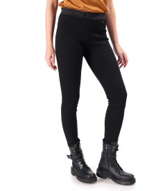 Tights made of scuba with viscose