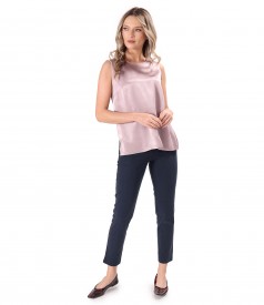 Bluza eleganta din satin de viscoza